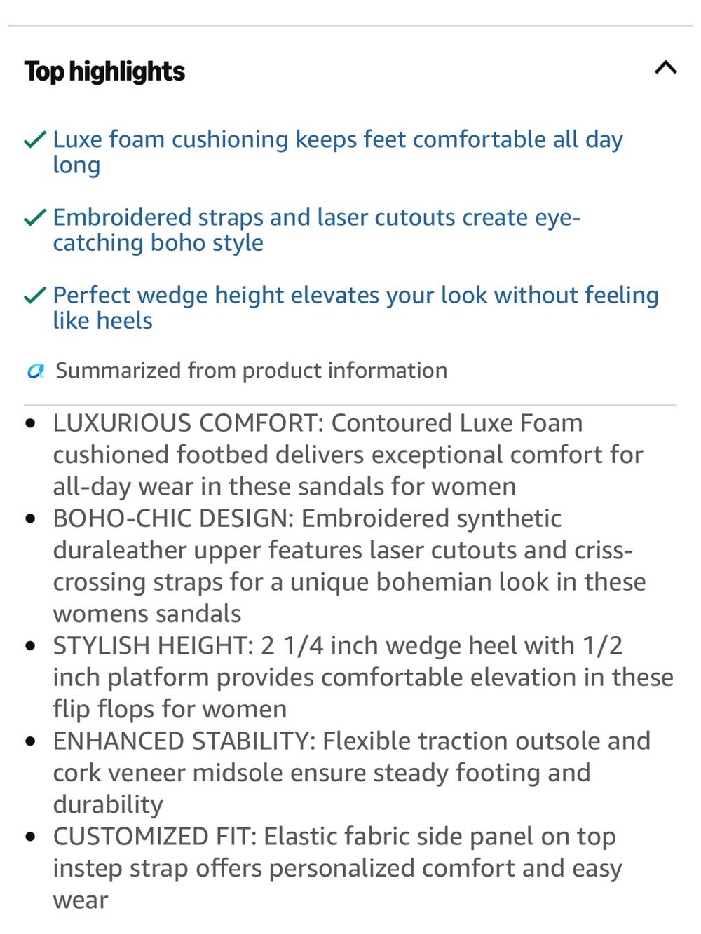 Skechers Brown Multi-Strap Wedge Sandals - Picture 14 of 16